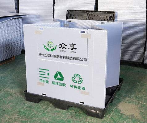 mua Hộp pallet gấp an toàn thực phẩm với cấu trúc HDPE bền và mạnh mẽ để lưu trữ và vận chuyển an toàn online manufacture